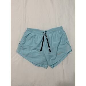 Nike running shorts light blue women's